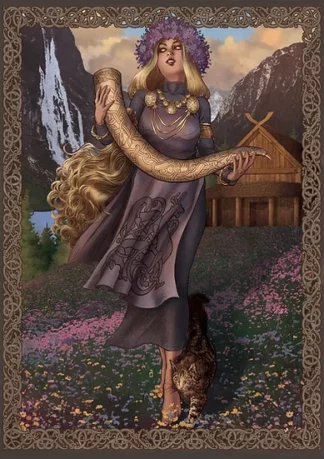 Poster — Freyja, Goddess of Beauty