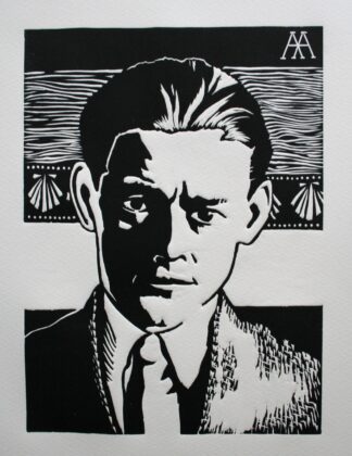 Linocut Poster — T. S. Eliot