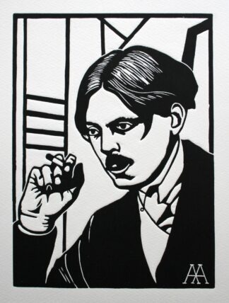 Linocut Poster — Wyndham Lewis